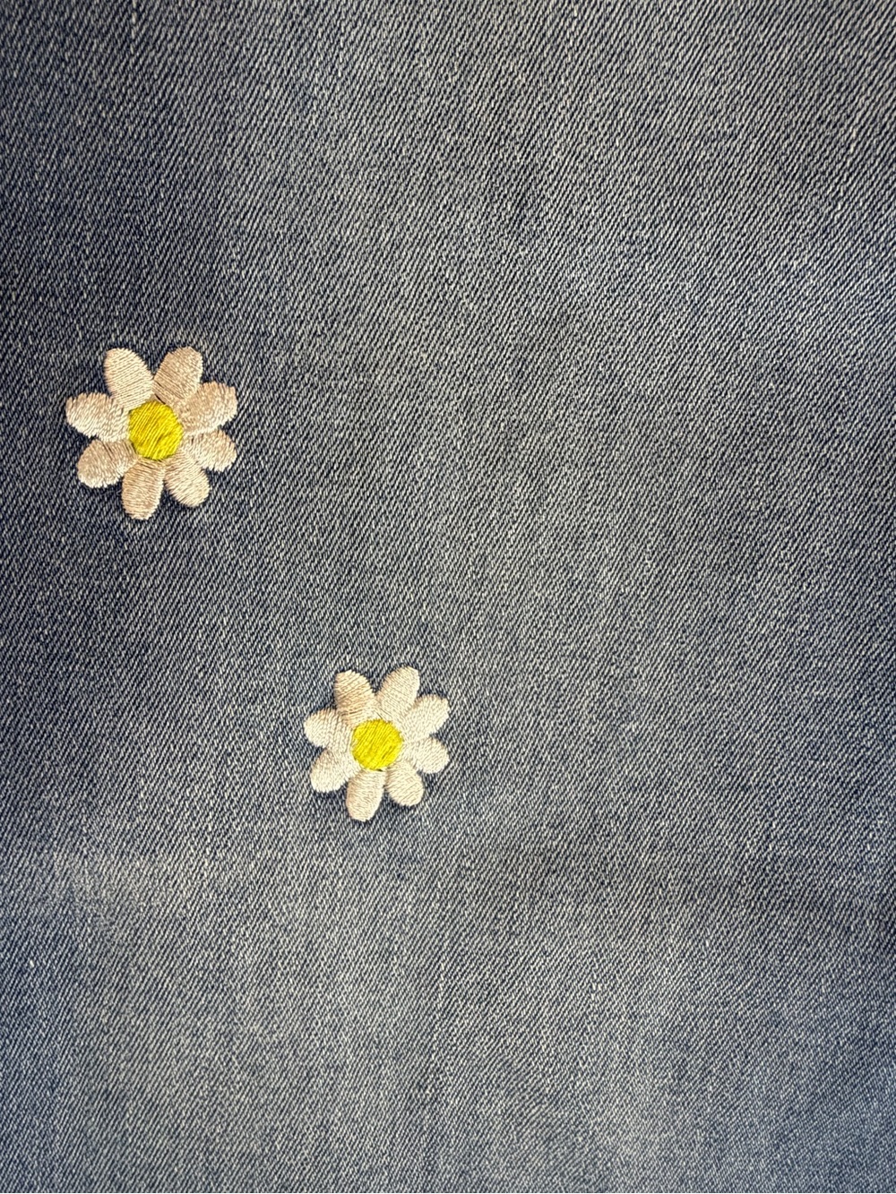 NWT J.Crew Slim Boyfriend Blue Daisy Embroidered Women's Jeans - Picture 9 of 9